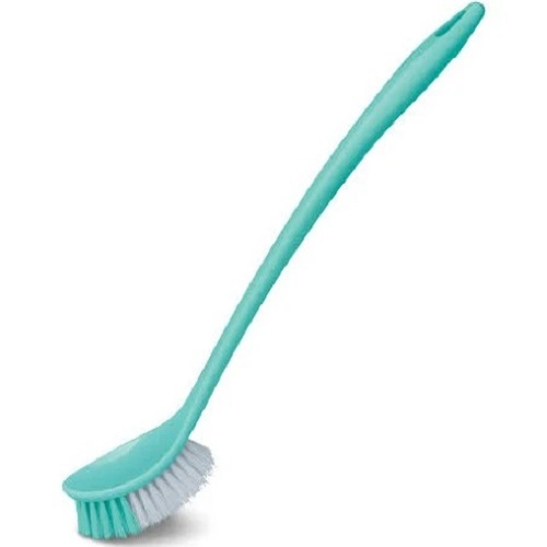 0.5 Feet Length Green Plain Handle Milton Spot Zero Toilet Brush