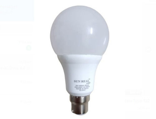 9 Wattt Round Shape White Related Voltage 220v Frequency 50 Hz Led Bulb 