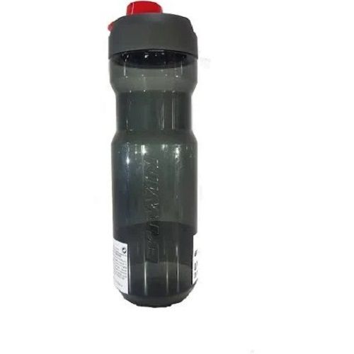 900 Ml Capacity Black And Red Light Weight Unbreakable Pet Water Bottle