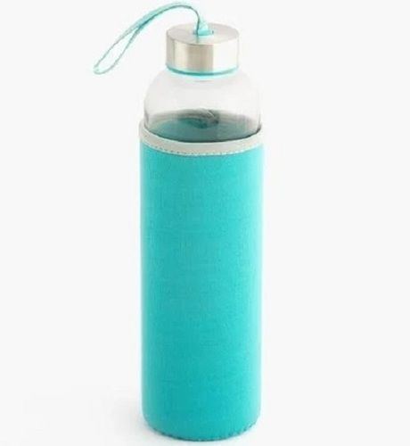 900 Ml Capacity Blue And White Light Weight Unbreakable Pet Water Bottle