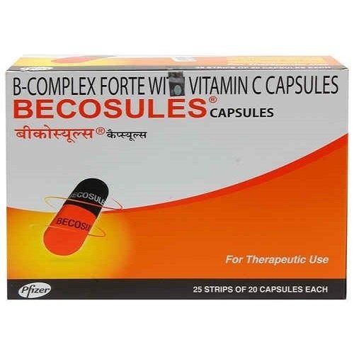 B-complex Forte With Vitamin Capsules, Pack Of 20 Capsule