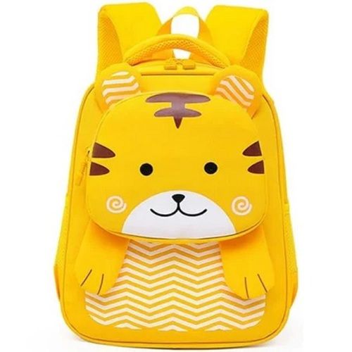 Cartoon Printed Washable Pack Of 1 Piece Denim School Bag