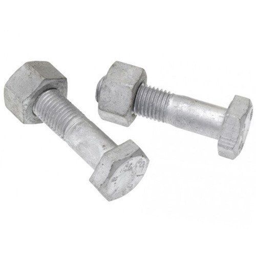 Silver Corrosion And Rust Resistant Hot Deep Galvanized Iron Bolt