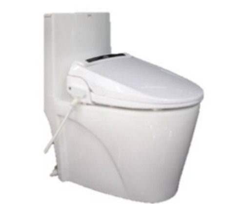 Floor Mounted Ceramic And Pvc Material White For Bathroom 15 Kg Toilet Seat