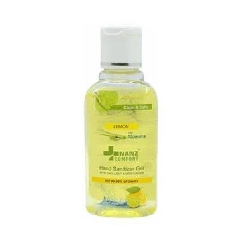 Gray Pack Of 55 Ml Kills 99.9 Germs Lemon And Aloe Vera Hand Sanitizer 