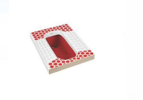 Red And White Printed For Bathroom Ceramic Material Floor Mounted Toilet Seat  Exposure Time Range (In Sec): 5 Minutes