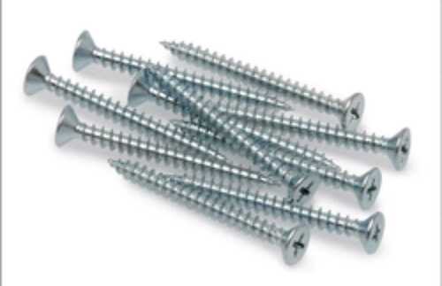 Silver Colour Zinc Plated Screws