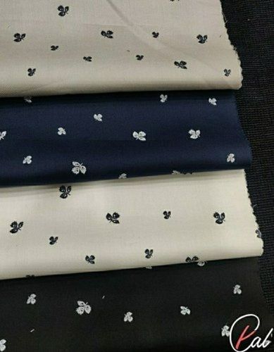 Steel Simple Stylish Look And Gorgeous Beautiful Excellent Quality Printed Shirting Fabric