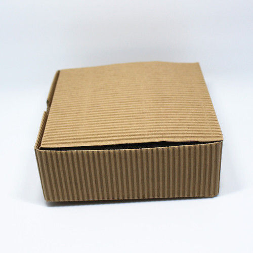 Single Wall - 3 Ply Rectangle Kraft Corrugated Boxes, For Gift & Crafts