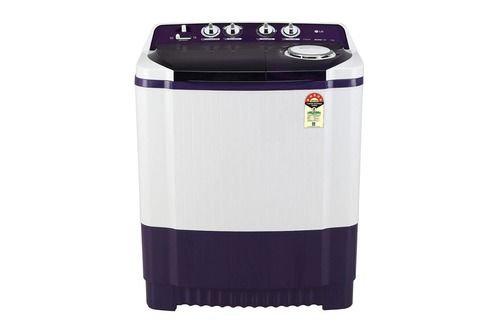 White And Blue 5 Star Semi Automatic Top Loading Washing Machine For Home