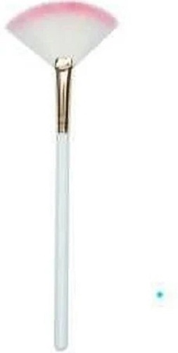 सफ़ेद और पिंक (गुलाबी) स्मूथ फ़िनिश वाला लकड़ी का स्टिक मेकअप ब्रश