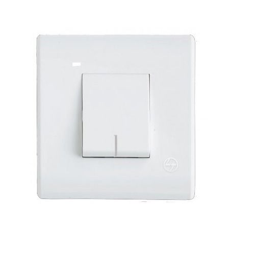 Pvc White Square 6 Ampere 120 Voltage Plastic Electrical Switches 