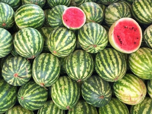 1 Kilogram A Grade Sweet And Taste Medium Size Green Watermelon