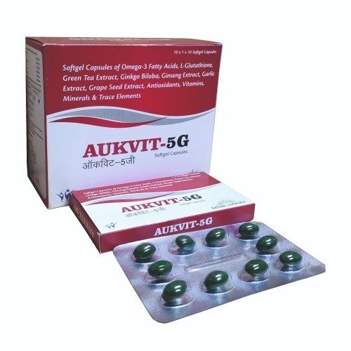 Aukvit-5G Softgel 10 X1X 10 कैप्सूल सामान्य दवाएं