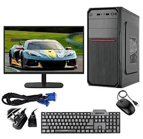 Black Desktop Computer With 4 Gb Ddr Ram 20 Inch Display Core I3 Cpu Application: Warehouses