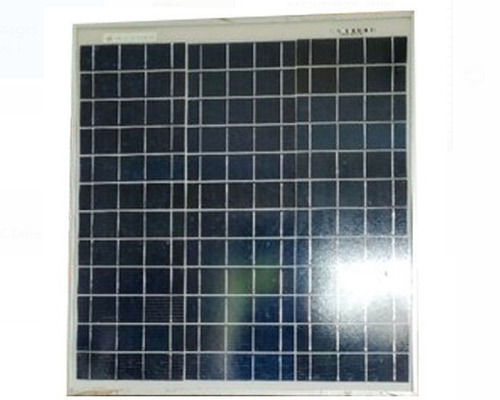 Blue And Grey Square Polycrystalline Silicon 50 Watt Solar Panel