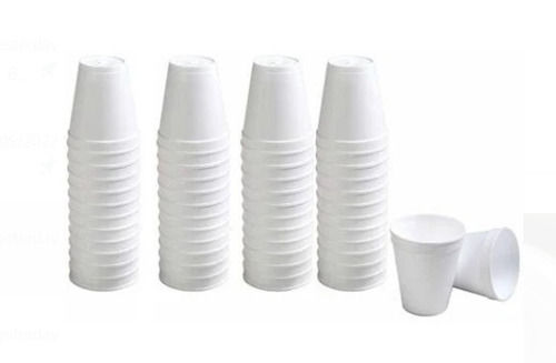 Silver Capacity 100 Ml Plain White Length 3 Inch Round Disposable Cups For Parties