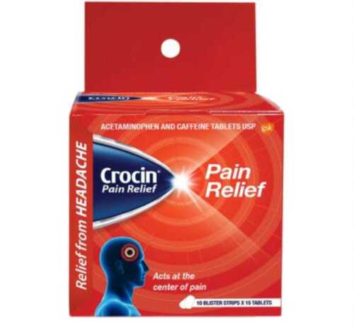 Crocin Pain Relief Tablets General Medicines