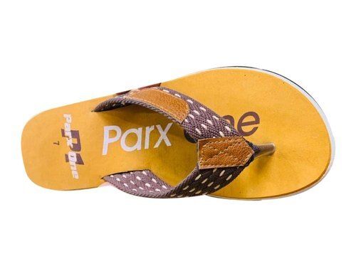 Daily Wear Easy To Walk Pink Lightweighted P1 Parx One Rubber Slippers For Men