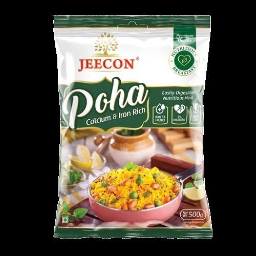 Healthy Diabetic Meal High Fiber Easy To Digest Light Weight Jeecon Poha Rich With Calcium And Iron