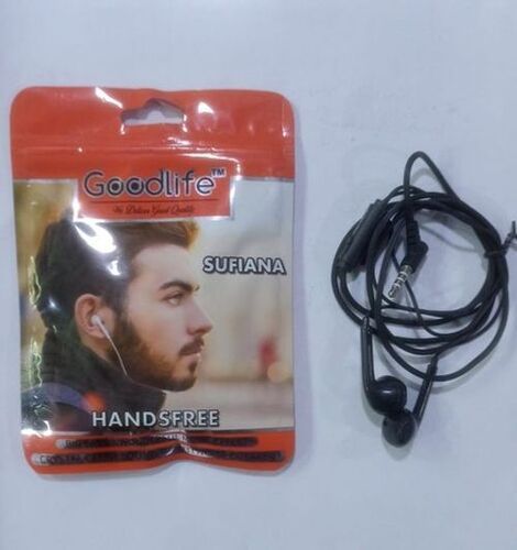 Light Weight Sufiana Handsfree Excellent Sound Lightweight Mobile Earphone Body Material: Rubber Plastic