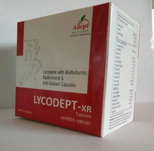 Lycopene With Multivitamin, Multimineral& Anti-Oxidant Capsules, 10x10 Capsule