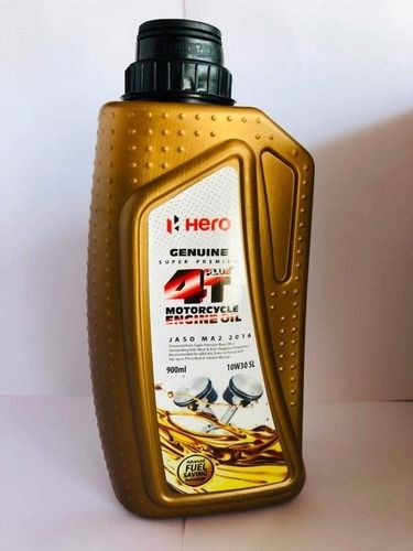 Silver Pungent Small Hero Genuine Super Premium 4T Plus Motorcycle Engine Oil