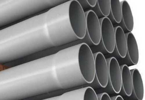 Pvc Pipe For Construction In Grey Color And Round Shape, 5-10 Meter Pipe Length