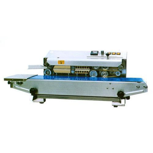 Semi-Automatic Continuous Band Sealer Machine With Max. Conveyor Load 3-5 Kg