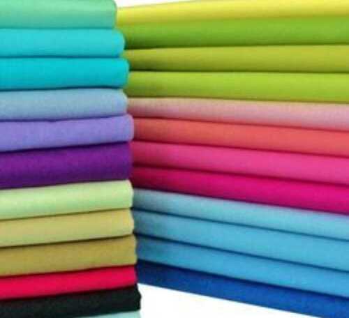 Multi Colour Washable And Breathable Pure Cotton Multi-Color Plain Fabrics