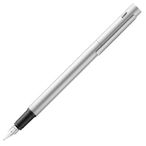 Asian Aura Waterproof Smudge Silver Glossy Finish Smooth Grip Lamy Pur Fountain Pen