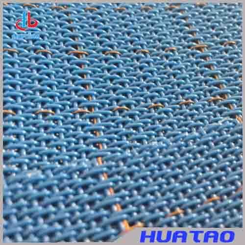 Blue Color Antistatic Synthetic Mesh Belt