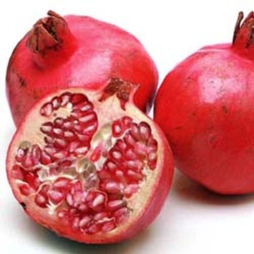 Maturity 100 Percent Juicy Delicious Healthy Natural Taste Red Fresh Pomegranate