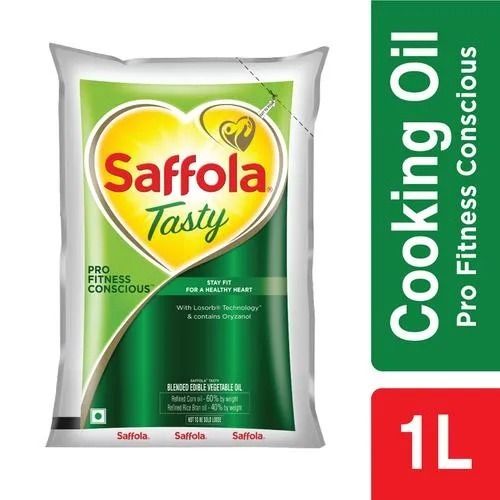Pack Of 1 Liter A Grade 100 Percent Pure Saffola Tasty Cooking Oil