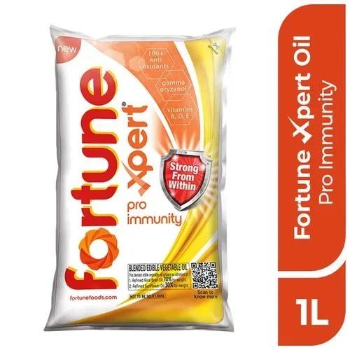 Pack Of 1 Liter Yellow Fortune Expert Oil Pro Immunity Refined Oil