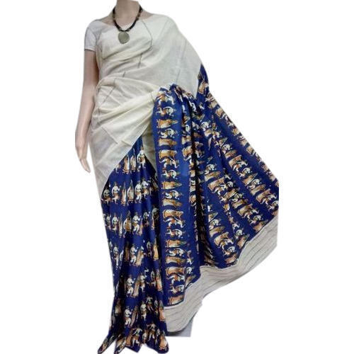 Printed Design Handloom Cotton Saree