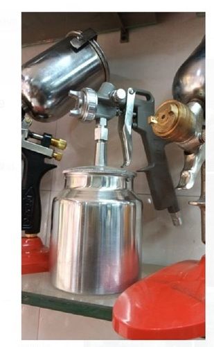 Good Quality Silver Stainless Steel Body Material Suction Feed Spray Gun