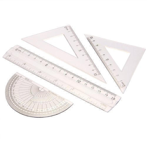 Square Set Used For Educational Engineering And Technical Drawing Purpose