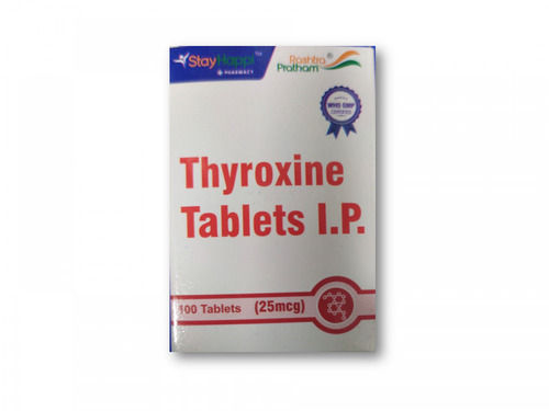 Thyroxine Sodium 25 Mcg Tablets Ip , 100 Tablets