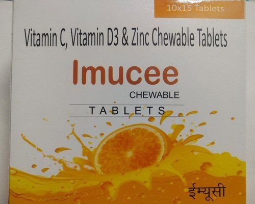 Vitamin C Vitamin D3 And Zinc Chewable Tablets