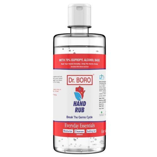  99.9% Kills Germs Dr. Boro Alcohol Based Hand Rub Sanitizer, 500 Ml