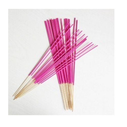 100 Percent Natural Bamboo Charcoal And Musk Pink Incense Sticks