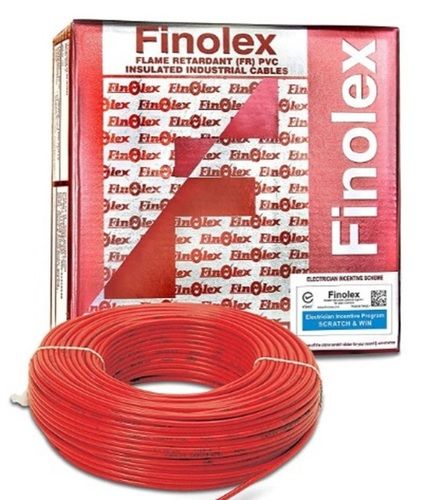 2.5 Sqmm Diameter 90 Meter Length Round Red Finolex Cable 