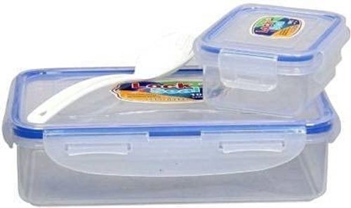 200 Gram Weight Transparent And Bpa Free Plastic Lunch Box  Application: Commercial