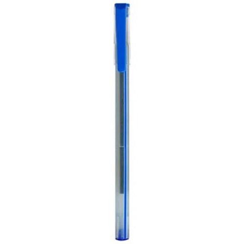  6 इंच साइज़ प्लास्टिक बॉडी राउंड लाइट वेट ब्लू बॉल पेन 