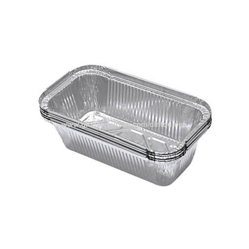 750 ML Disposable Plain Take Away Aluminium Foil Food Packaging Container