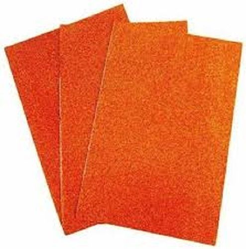 Orange Attractive Sparkle Covered Top Surface Decorations Foam Glitter Sheets