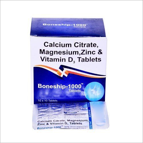 Boneship Magnesium Zinc And Vitamin D3 Calcium Tablets