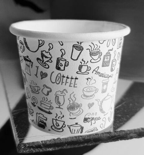 पार्टी और शादी के लिए डिस्पोजेबल प्रिंटेड पेपर कप, 100 का पैक