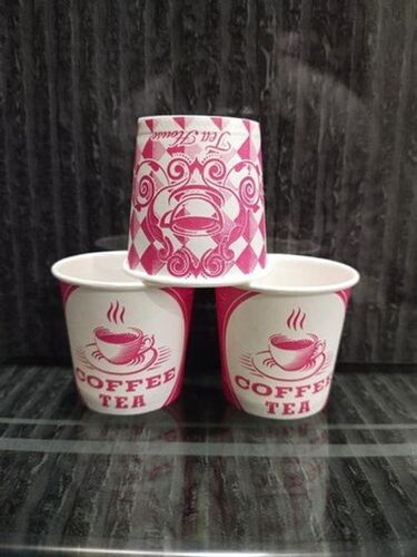 डिस्पोजेबल प्रिंटेड पेपर कप गर्म और ठंडे पेय पदार्थों के लिए उपयोग करें, 55 मिलीलीटर आकार, 100 का पैक